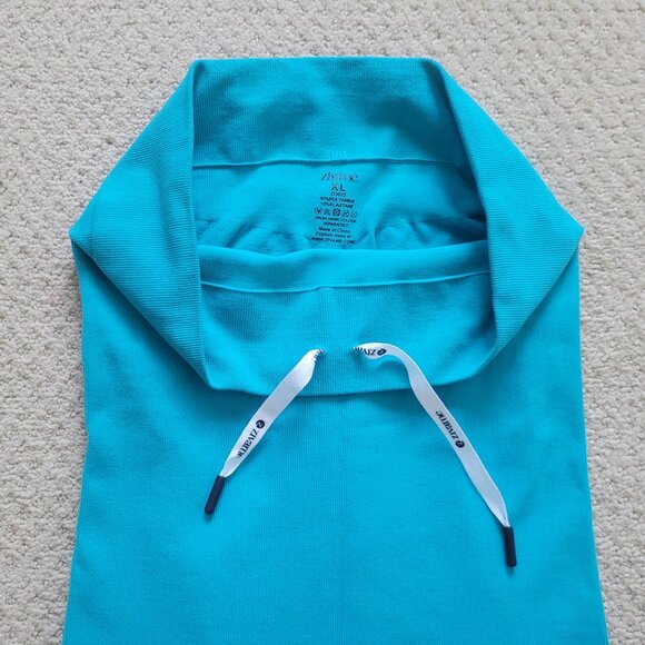 NWOT Zivame Stretch Shapewear Underskirt Saree Petticoat Size XL Turquoise Blue - Picture 3 of 4